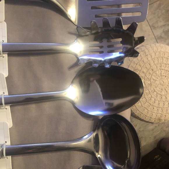 Set of 6 Cooking Utensils, Spatula, Spoon, Ladle, Slotted Spoon etc.. - Picture 4 of 5